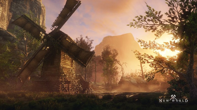 Windmill Scene Windmill Scene