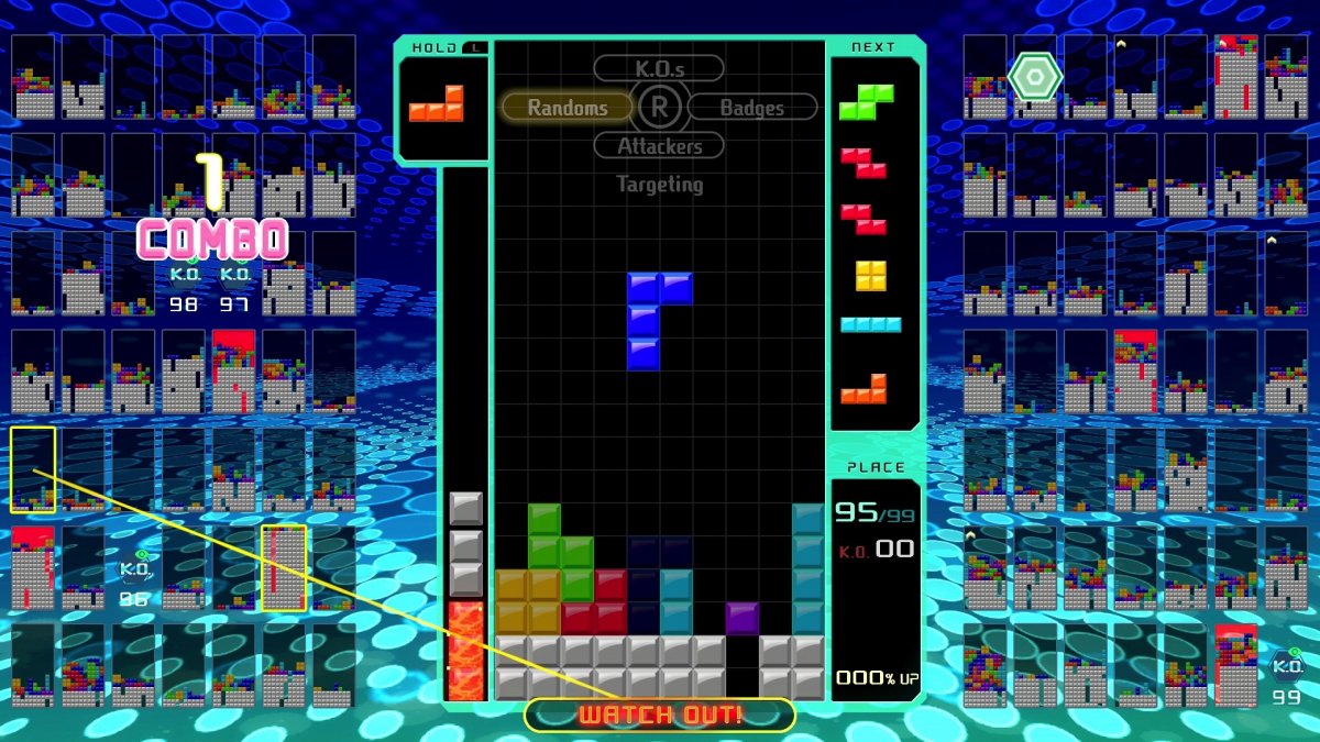 Tetris 99可以在Nintendo Switch上免費提供在線服務的訂戶