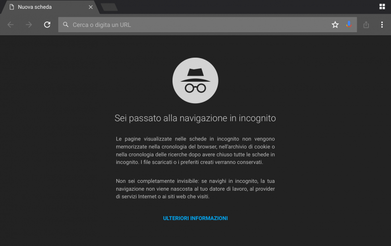 Google Chrome Modalita Incognito 1 Google Chrome Modalita Incognito 1