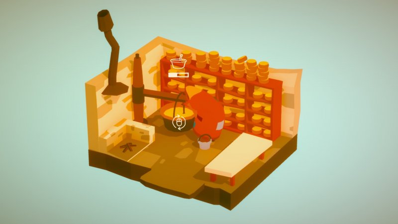 The stillness of the wind