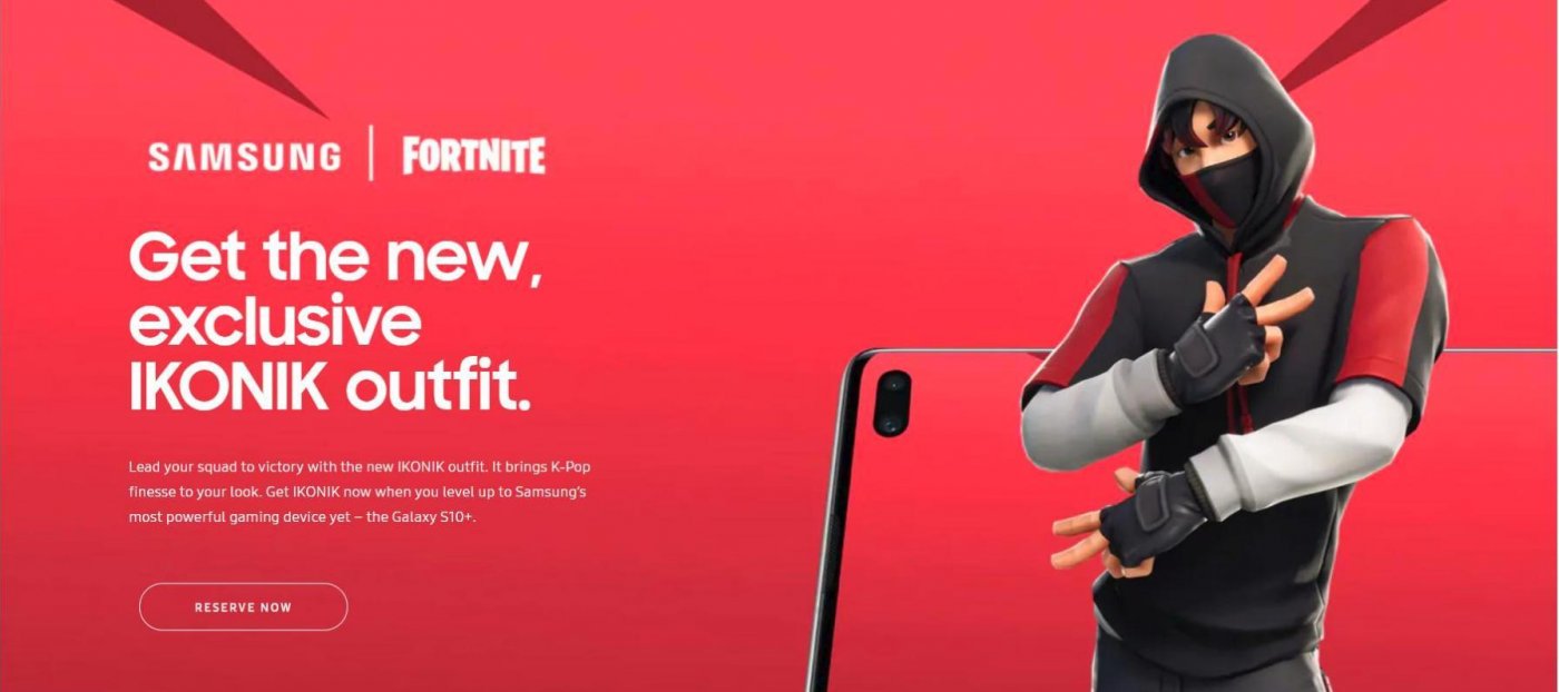 Fortnite Skin IKONIK, la promozione di Epic Games e Samsung è ora