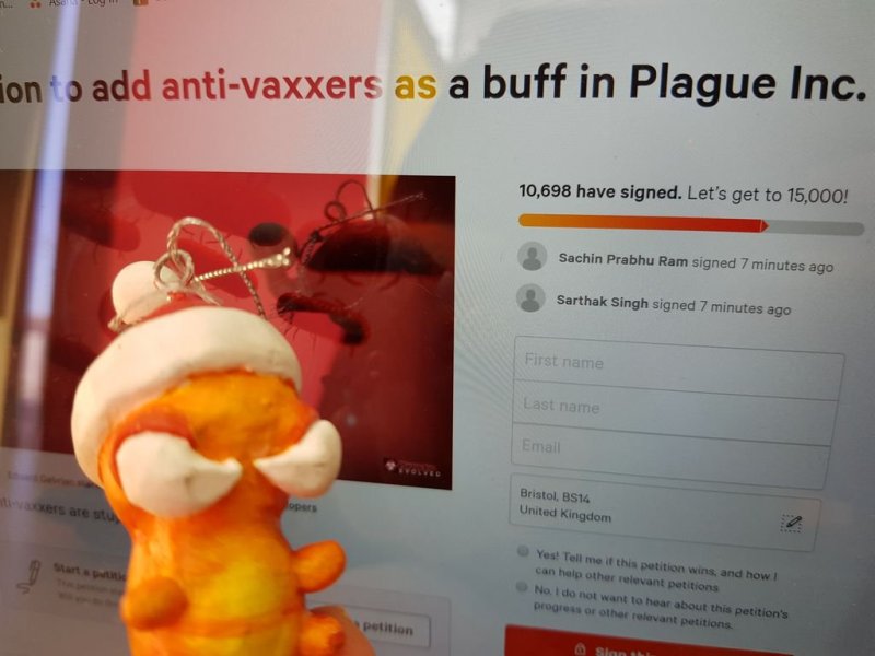 Risultati immagini per petizione plague no vax