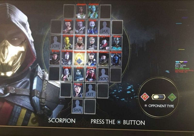 Mortal Kombat Roster Leak