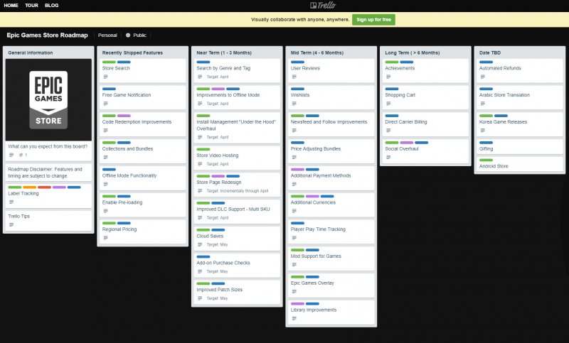 Epic Games Store Roadmap Epic Games Store Roadmap