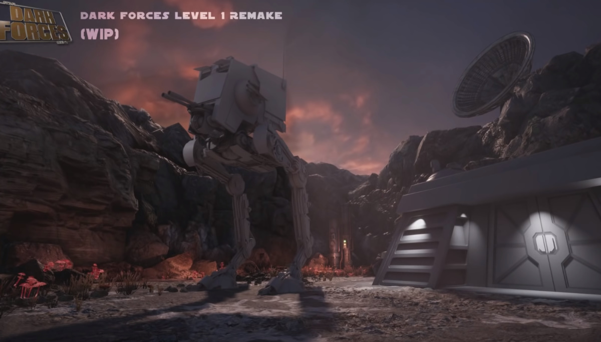 スターウォーズダークフォース、Unreal Engine4で作られたアマチュアのリメイクを見てみましょう4