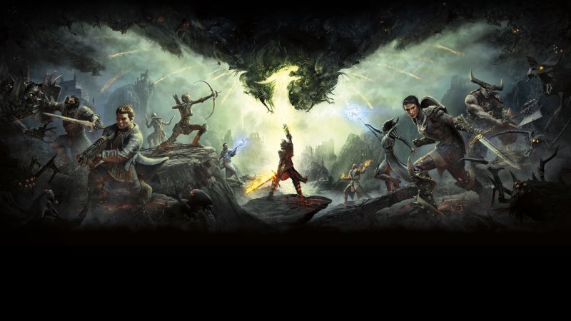 Un artwork ufficiale dell'ultimo capitolo della serie, Dragon Age: Inquisition Un artwork ufficiale dell'ultimo capitolo della serie, Dragon Age: Inquisition