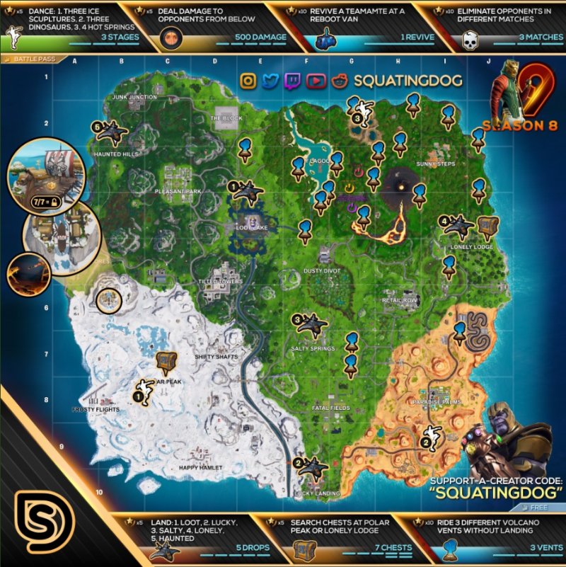 Fortnite Completare Sfide Settimana 9 Stagione 8 1 Fortnite Completare Sfide Settimana 9 Stagione 8 1