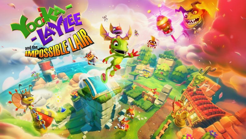 Yooka Laylee And The Impossible Lair Key Art Yooka Laylee And The Impossible Lair Key Art