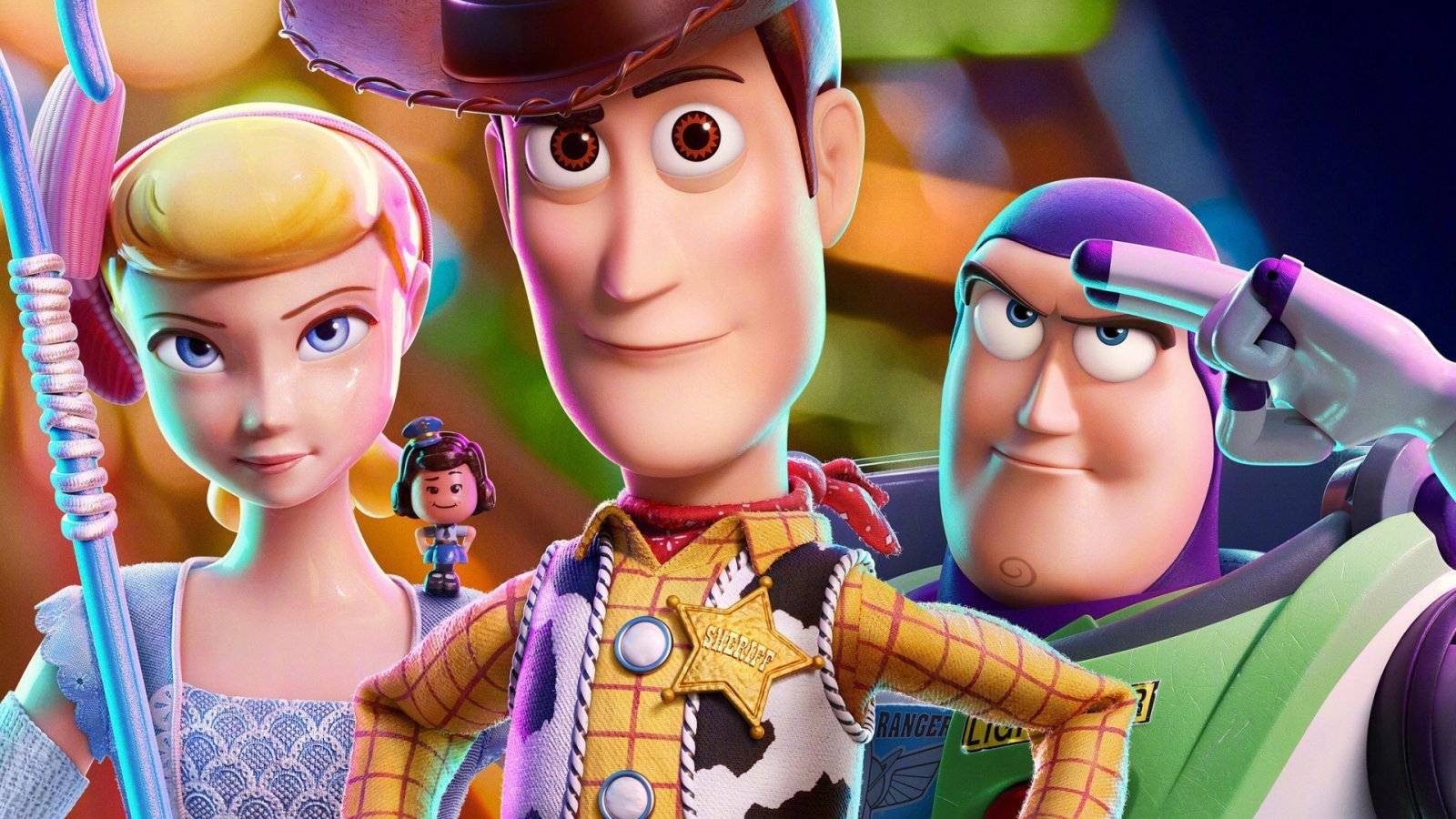 Tre personaggi Toy Story 4