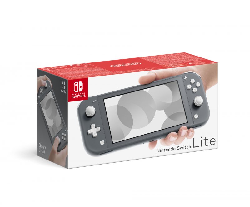 Nintendo Switch Lite nella scatola, di colore grigio Nintendo Switch Lite nella scatola, di colore grigio