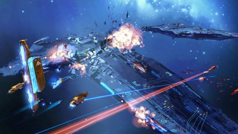 Homeworld 3, the Railgun Frigate trailer reminds us that the game is still alive