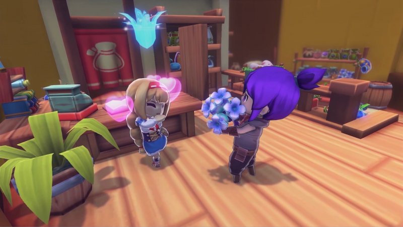 Re:Legend, la protagonista in un negozio Re:Legend, la protagonista in un negozio