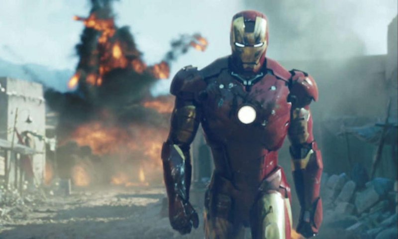 Iron Man, una scena del primo film Iron Man, una scena del primo film