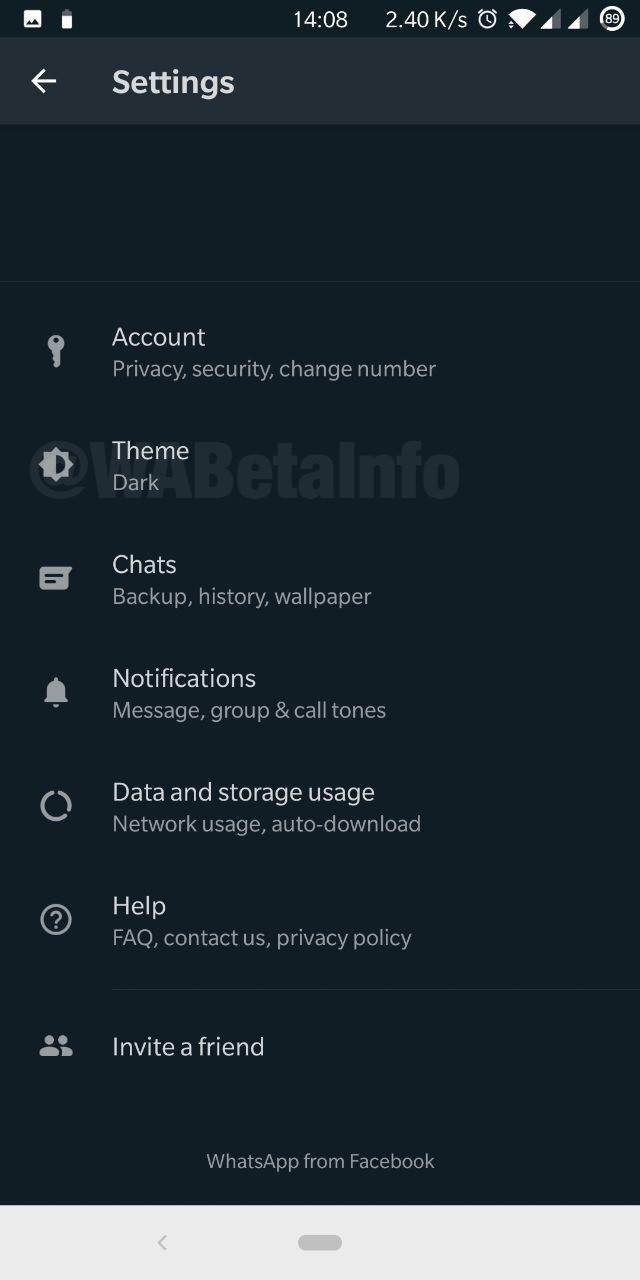 Whatsapp Dark Mode 1