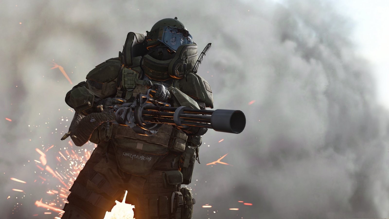 Un soldato di Call of Duty