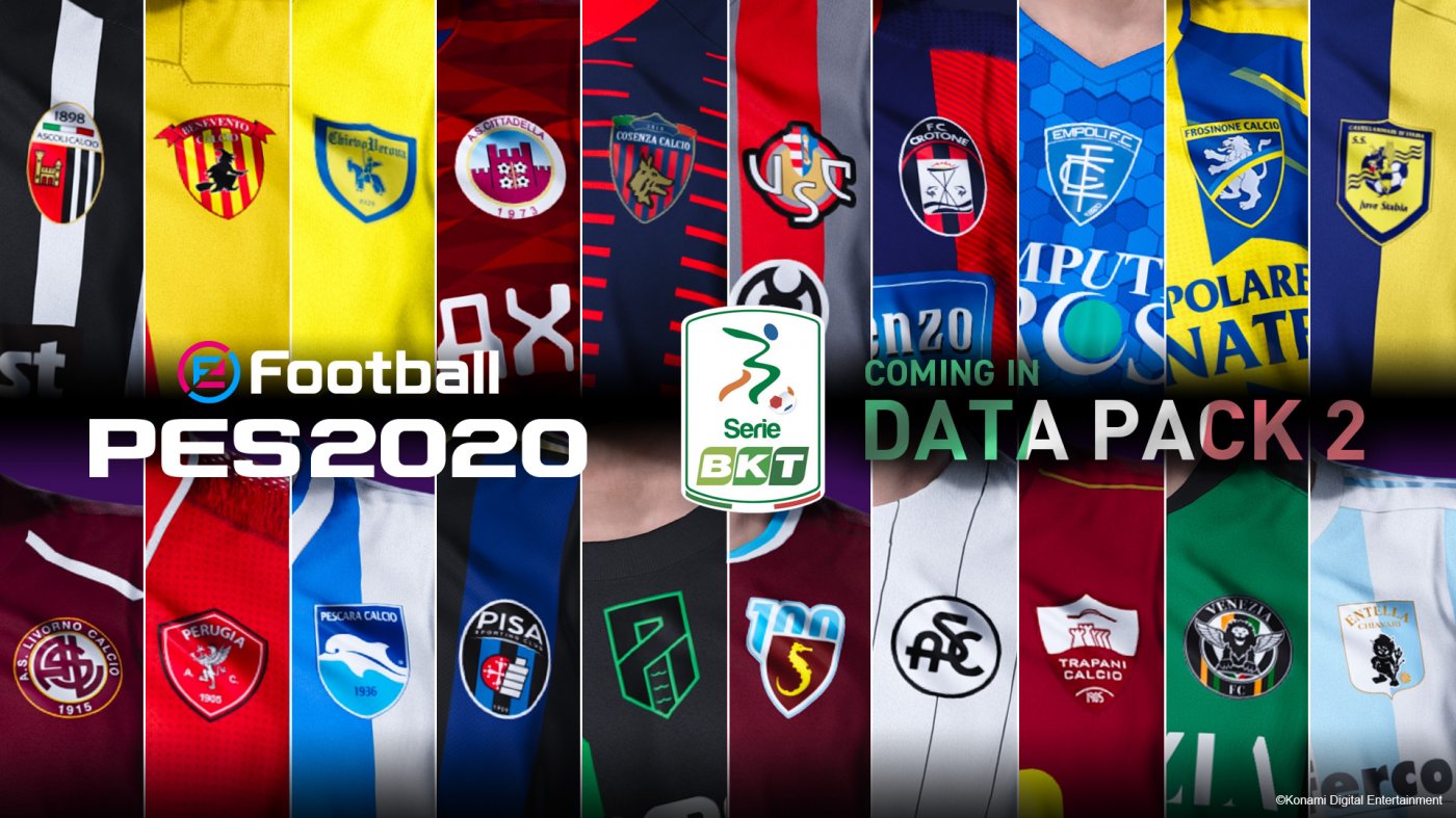 eFootball PES 2020 tutta la Serie B in licenza ufficiale esclusiva per