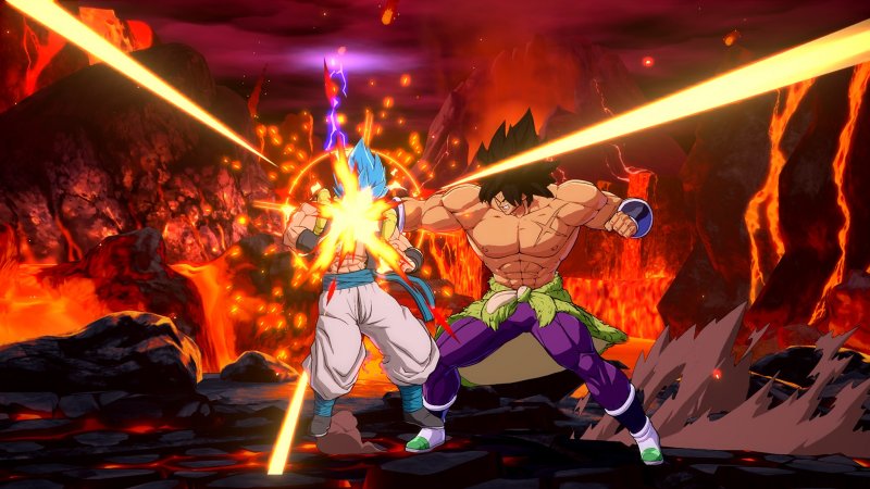Dragon Ball FighterZ, una frenetica sequenza di combattimento.