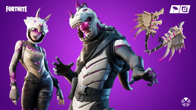 Fortnite Triceratopo Rex Oscuro 1