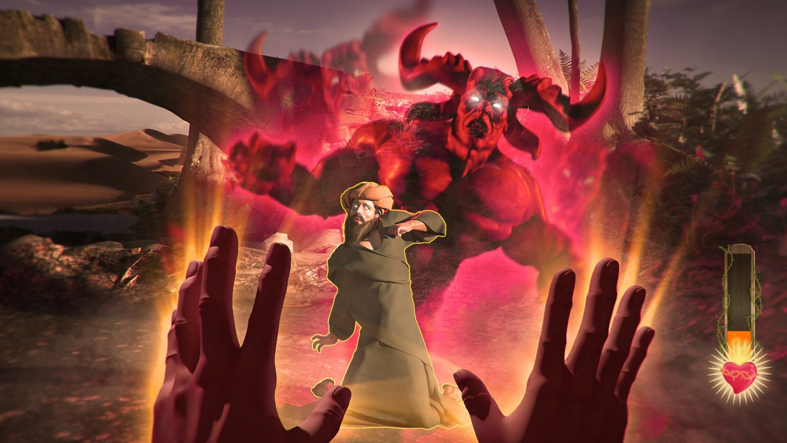 La lotta con il demonio in I am Jesus Christ