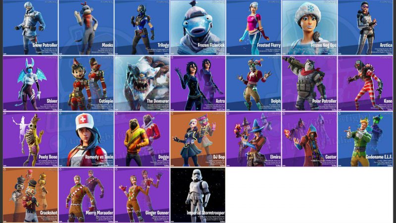 Fortnite Aggiornamento 1130 Tutte Nuove Skin 1