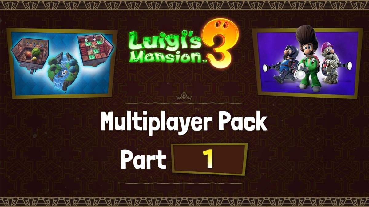 Luigi的Mansion 3，第一個DLC多人遊戲包，並在Nintendo Switch上進行更新