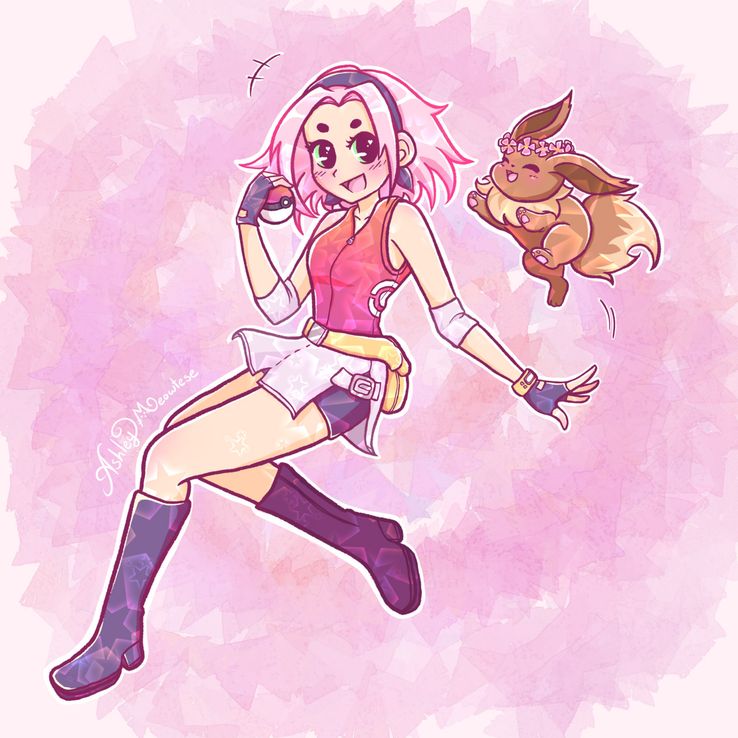 Sakura Pokemon Fan Art