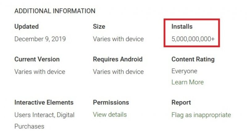 Whatsapp 5 Miliardi Istallazioni 1