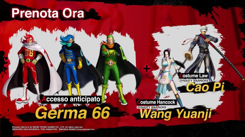 One Piece Pirate Warriors 4 Preorder Bonus One Piece Pirate Warriors 4 Preorder Bonus