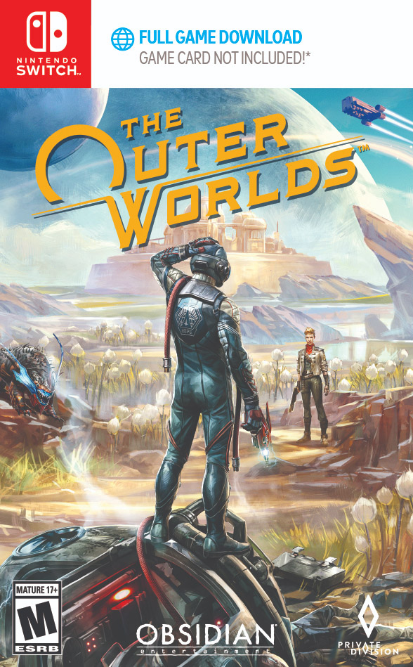 The Outer Worlds su Switch ha una data d'uscita, ma la versione fisica è senza gioco The Outer Worlds su Switch ha una data d'uscita, ma la versione fisica è senza gioco