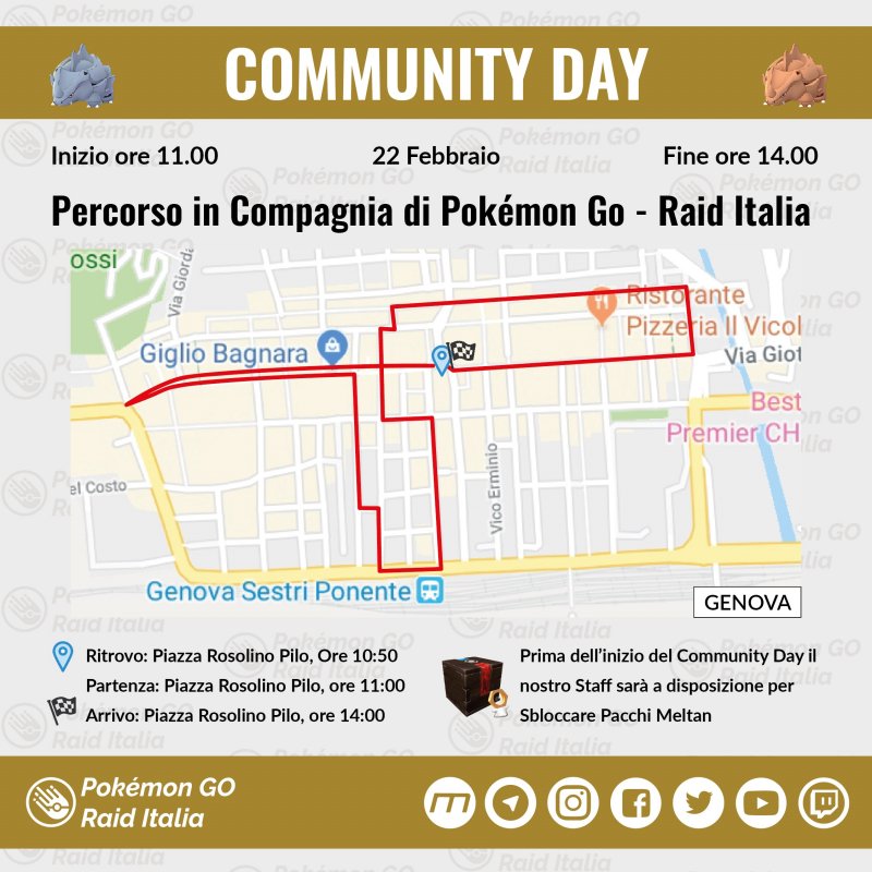 Mappa Genova Ponente Community Rhyhorn 01