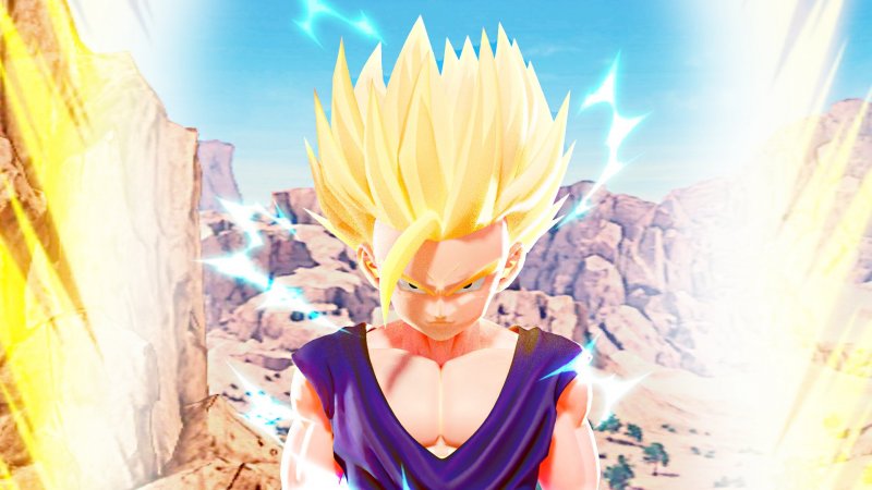 Dragon Ball Z Gohan Render 3D 1