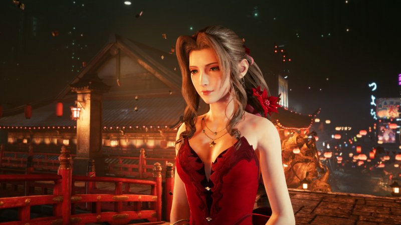 Final Fantasy 7 Remake, Aerith in abito da sera