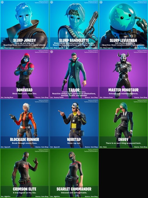 Fortnite Aggiornamento 1220 Tutte Le Nuove Skin Scoperte Dai Dataminer Multiplayerit 2992