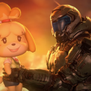 Doom Eternal e Animal Crossing insieme in un simpatico video che mostra Isabelle combattere con il Doomguy
