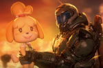 Doom Eternal e Animal Crossing insieme in un simpatico video che mostra Isabelle combattere con il Doomguy - Notizia