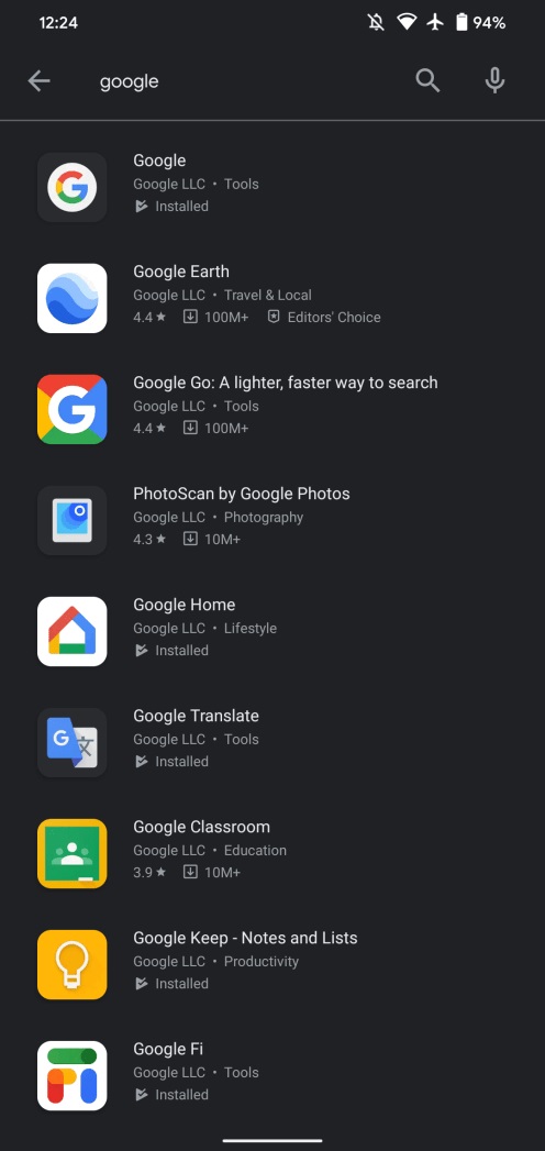 Google Play Store Download App 1