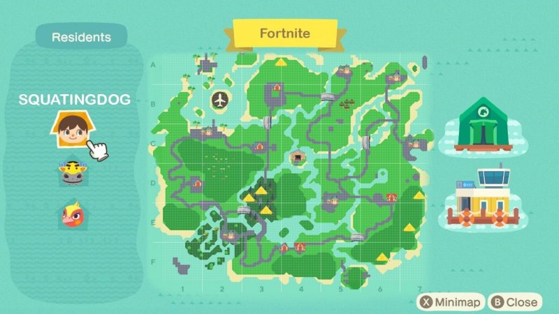 Animal Crossing New Horizons Fortnite 1