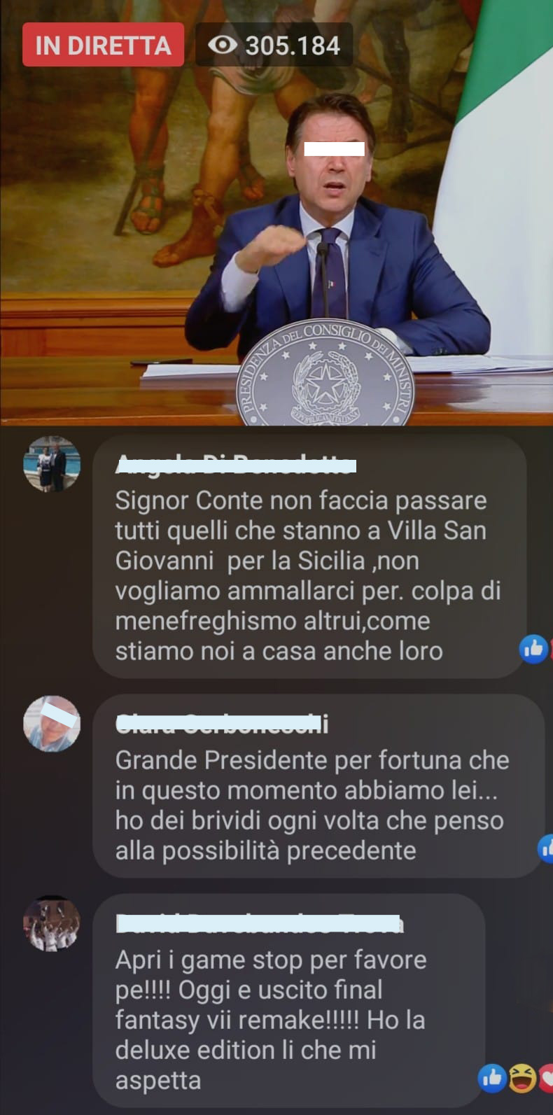 Conte Salvini Gamestop