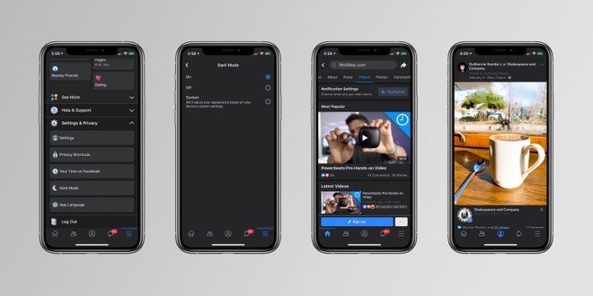 Facebook Dark Mode Ios Nuova Immagine 1