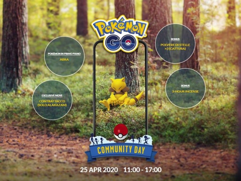 Pokemon Go Community Day Abra 1