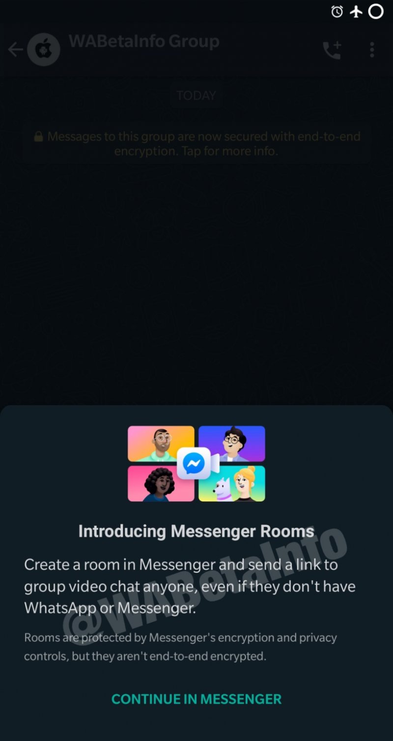 Whatsapp Facebook Messenger Rooms 1