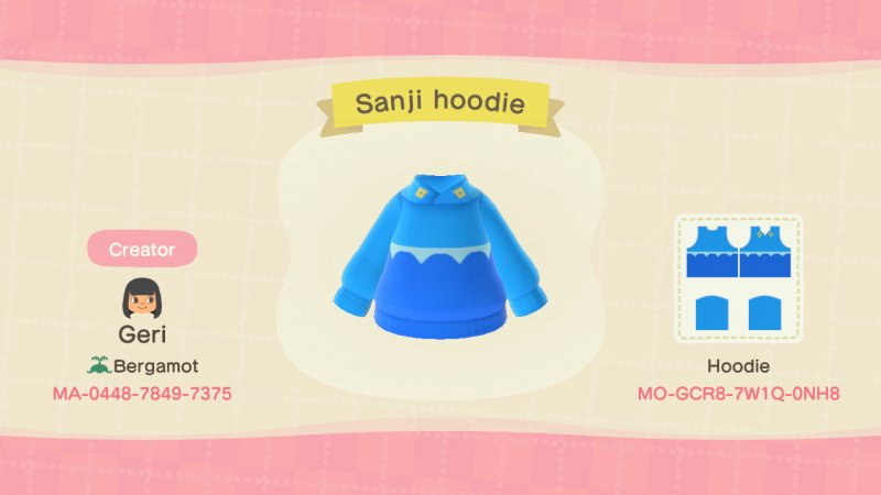 Animal Crossing One Piece Sanji 1 Animal Crossing One Piece Sanji 1