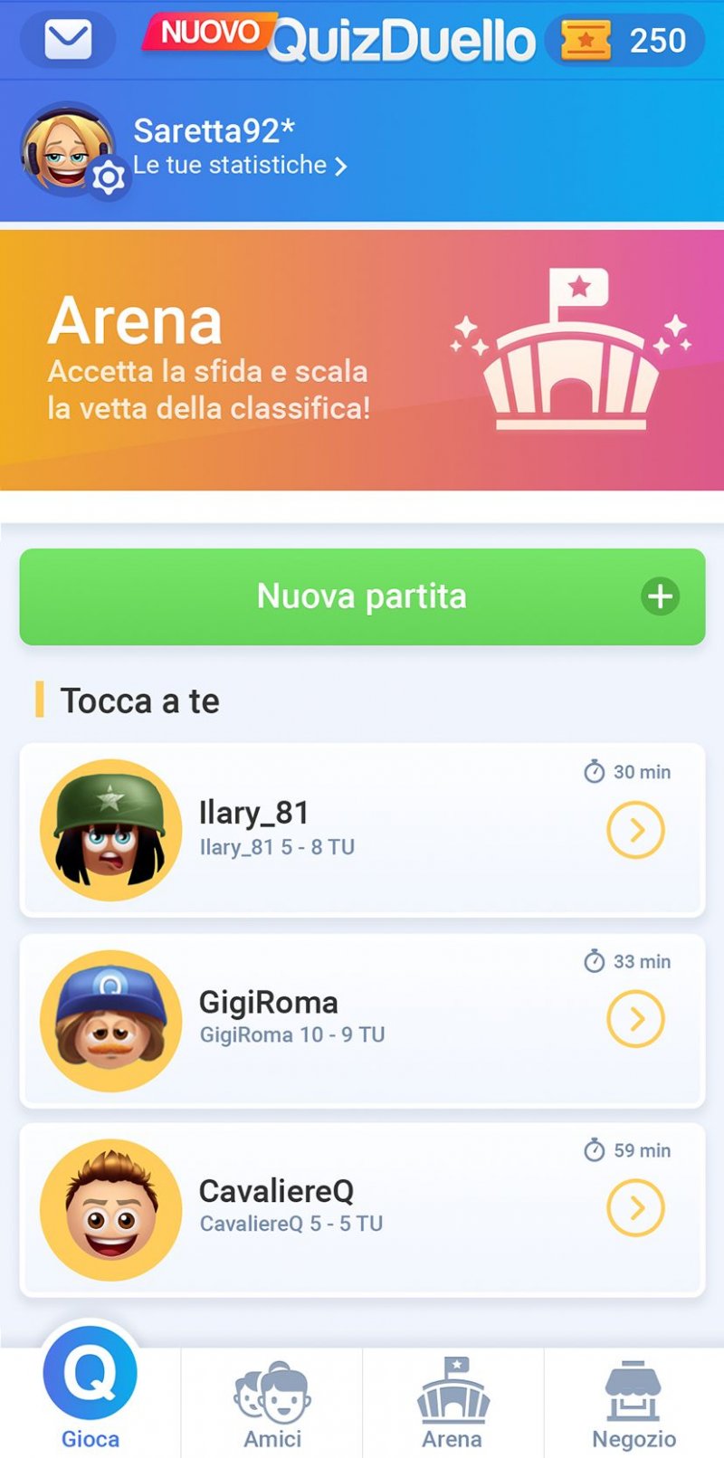 Nuovo QuizDuello