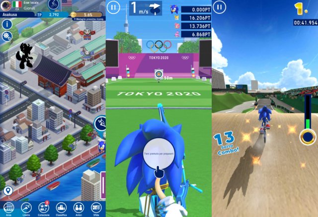 Sonic ai Giochi Olimpici di Tokyo 2020