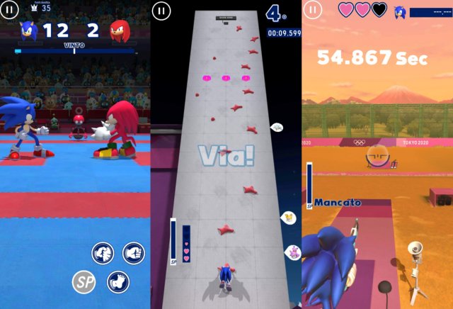 Sonic ai Giochi Olimpici di Tokyo 2020