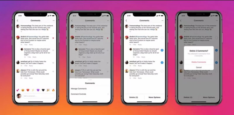 Instagram Eliminare Commenti Contemporaneamente 1