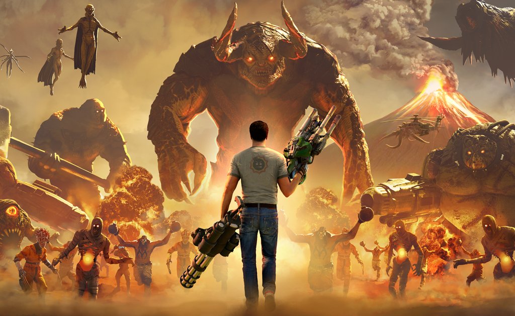 Serious Sam 4, the story told by a crackling trailer