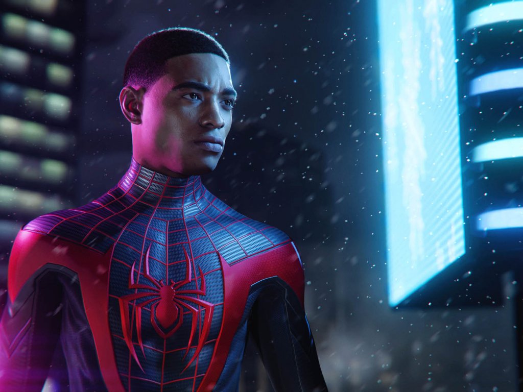 Spider-Man: Miles Morales, a themed cosplay waiting for the title on PS5 and PS4