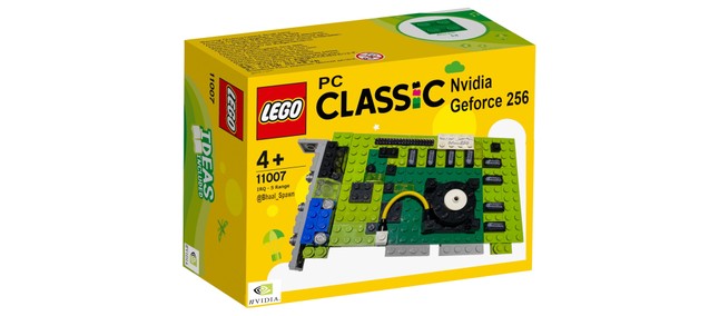 NVIDIA GeForce 256, the world's first GPU becomes LEGO