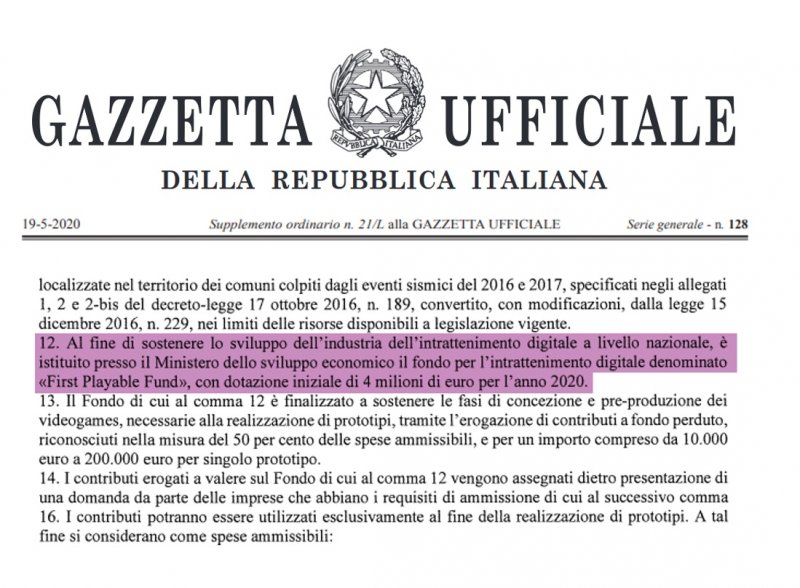 Post Gazzetta Ufficiale Post Gazzetta Ufficiale